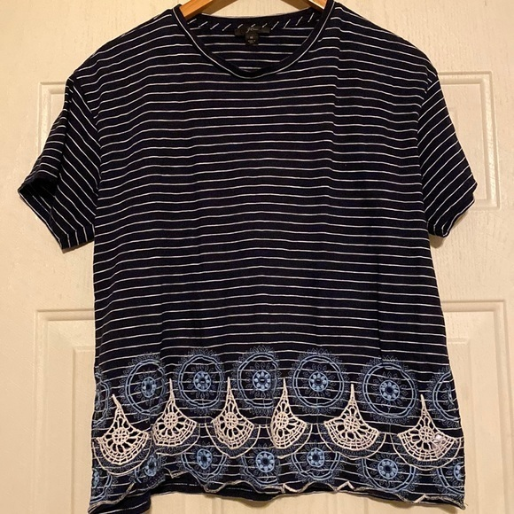 J. Crew Tops - J.Crew embroidered top‎